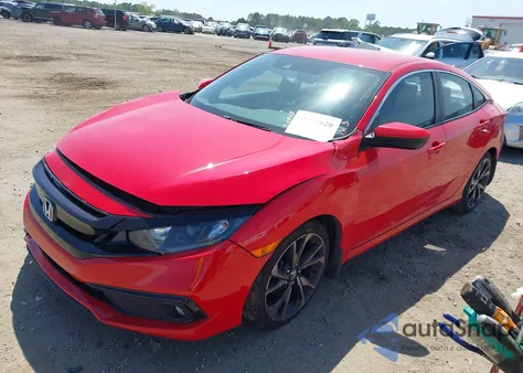 2021 Honda Civic Sport из США, поврежденный, VIN 2HGFC2F88MH536725